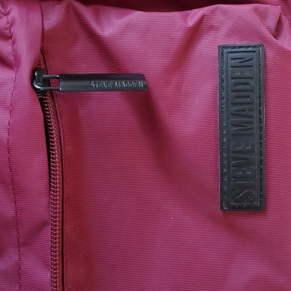 Steve Madden Drawstring/Cinch Backpack. Burgandy/… - image 2